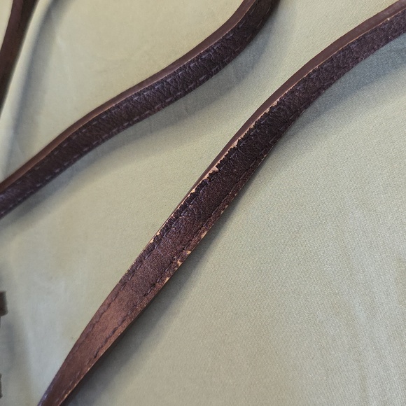 Brown Vegan Leather Crossbody Bag - Picture 3 of 6